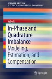 book In-Phase and Quadrature Imbalance: Modeling, Estimation, and Compensation