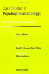 book Case Studies in Psychopharmacology: The Use of Drugs in Psychiatry