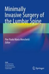 book Minimally Invasive Surgery of the Lumbar Spine