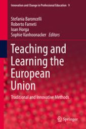 book Teaching and Learning the European Union: Traditional and Innovative Methods