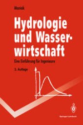 book Hydrologie und Wasserwirtschaft: Eine Einführung für Ingenieure