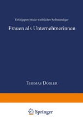 book Frauen als Unternehmerinnen: Erfolgspotentiale weiblicher Selbständiger