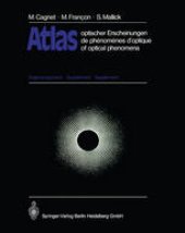 book Atlas optischer Erscheinungen / Atlas de phénomènes d’optique / Atlas of Optical Phenomena: Ergänzungsband · Supplément · Supplement