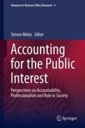 book Accounting for the Public Interest: Perspectives on Accountability, Professionalism and Role in Society