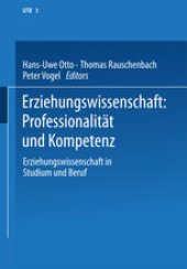 book Erziehungswissenschaft: Professionalität und Kompetenz