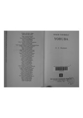 book Teach Yourself Yoruba: A Complete Course for Beginners