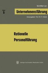 book Rationelle Personalführung