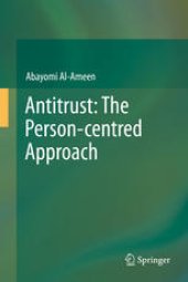 book Antitrust: The Person-centred Approach