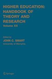 book Higher Education: Handbook of Theory and Research