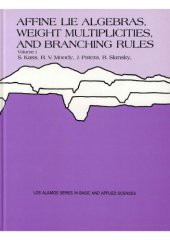 book Affine Lie Algebras, Weight Multiplicities and Branching Rules I