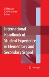 book International Handbook of Student Experience in Elementary and Secondary School