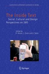 book The Inside Text: Social, Cultural and Design Perspectives on SMS