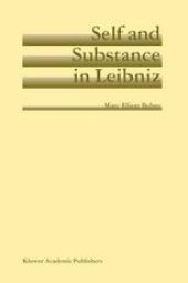 book Self and Substance in Leibniz