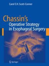 book Chassin’s Operative Strategy in Esophageal Surgery