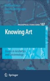 book Knowing Art: Essays in Aesthetics and Epistemology