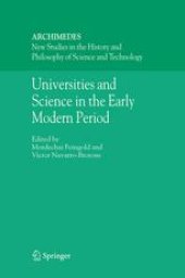 book Universities and Science in the Early Modern Period