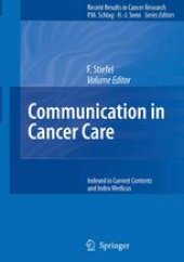 book Communication in Cancer Care