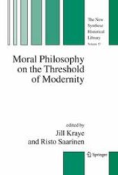 book Moral Philosophy on the Threshold of Modernity