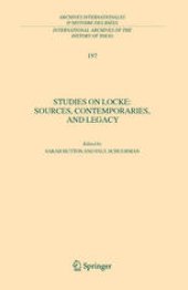 book Studies on Locke: Sources, Contemporaries, and Legacy