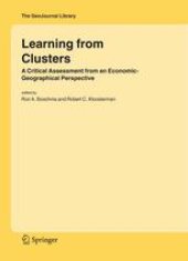 book Learning from Clusters: A Critical Assessment from an Economic-Geographical Perspective