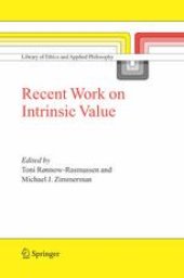 book Recent Work on Intrinsic Value