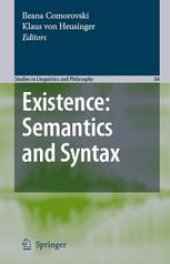 book Existence: Semantics and Syntax