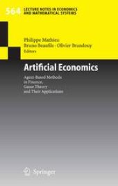 book Artificial Economics: Agent-Based Methods in Finance, Game Theory and Their Applications