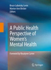 book A Public Health Perspective of Women's Mental Health