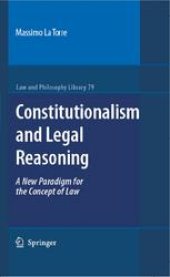 book Constitutionalism and Legal Reasoning