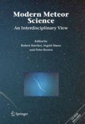 book Modern Meteor Science An Interdisciplinary View