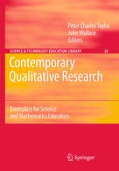 book Contemporary Qualitative Research: Exemplars for Science and Mathematics Educators