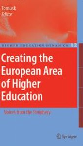 book Creating the European Area of Higher Education: Voices from the Periphery