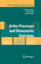 book Active Processes and Otoacoustic Emissions in Hearing