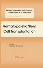 book Hematopoietic Stem Cell Transplantation