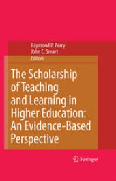 book The Scholarship of Teaching and Learning in Higher Education: An Evidence-Based Perspective