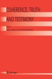 book Coherence, Truth and Testimony