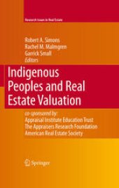 book Indigenous Peoples and Real Estate Valuation