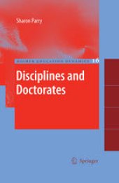 book Disciplines and Doctorates