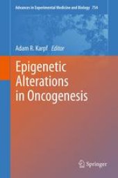 book Epigenetic Alterations in Oncogenesis