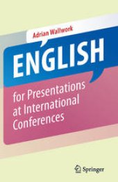 book English for Presentations at International Conferences