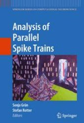 book Analysis of Parallel Spike Trains
