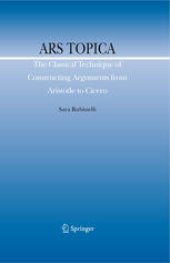 book Ars Topica: The Classical Technique of Constructing Arguments from Aristotle to Cicero