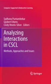 book Analyzing Interactions in CSCL: Methods, Approaches and Issues