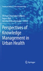 book Perspectives of Knowledge Management in Urban Health