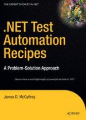 book .NET Test Automation Recipes: A Problem-Solution Approach