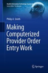 book Making Computerized Provider Order Entry Work