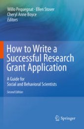 book How to Write a Successful Research Grant Application: A Guide for Social and Behavioral Scientists