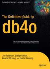 book The Definitive Guide to db4o