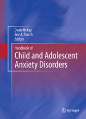 book Handbook of Child and Adolescent Anxiety Disorders