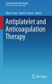 book Antiplatelet and Anticoagulation Therapy